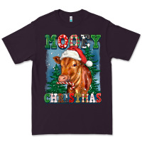 Plum mooey christmas heifer Premium Tee - FaDigitalArtStudio