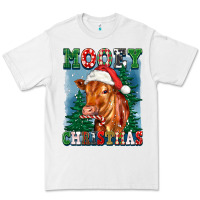 White mooey christmas heifer Premium Tee - FaDigitalArtStudio