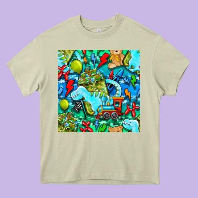 Boy Child Coffee Cup And Teddy Bear With Thunderbolts And Camouflage S Heavy Core Tee Designed By Bundleandbundleshop