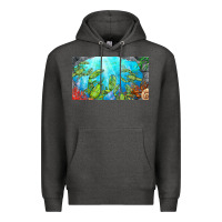 Charcoal Heather lobster sippy cup Premium Hoodie - BarkalooDesign