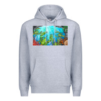 Heather Grey lobster sippy cup Premium Hoodie - BarkalooDesign