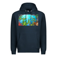 Navy lobster sippy cup Premium Hoodie - BarkalooDesign