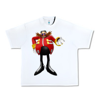 White doctor eggman Urban Heavy Tee - DesigneFamous