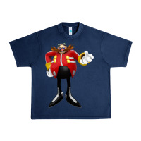 Navy doctor eggman Urban Heavy Tee - DesigneFamous