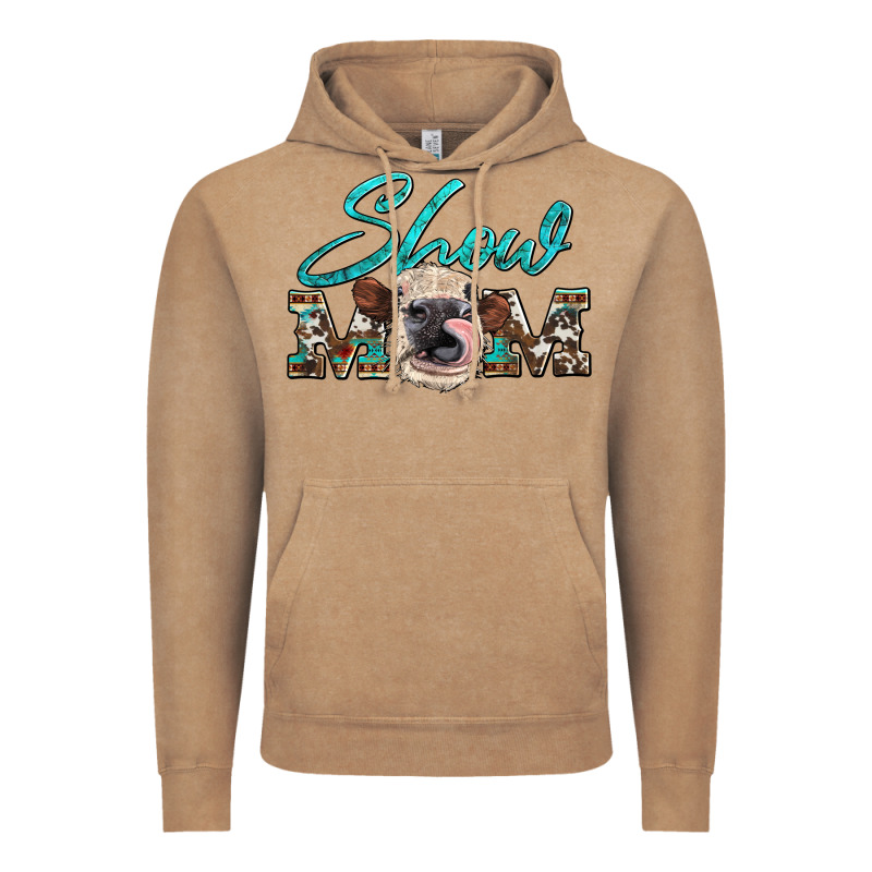 Show Mom Aztec Cowhide Heifer Vintage Hoodie by Artiststas | Teevron