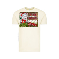 Vintage Arctic merry Christmas pig Vintage Tee - CowhideDigitalArt