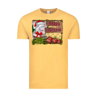 Vintage Mustard merry Christmas pig Vintage Tee - CowhideDigitalArt