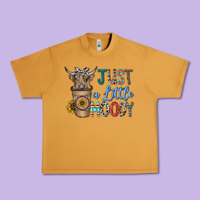 Just A Latte Moody Urban Heavy Tee Designed By Cowhidedigitalart