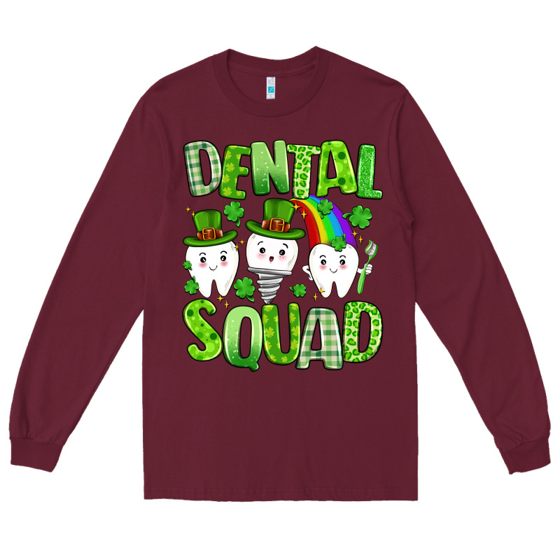 St. Patricks Day Dental Squad Long Sleeve Tee by Artiststas | Teevron