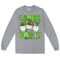 Heather Grey st. patricks day dental squad Long Sleeve Tee - Artiststas