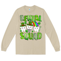 Mushroom st. patricks day dental squad Long Sleeve Tee - Artiststas