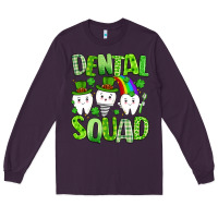Plum st. patricks day dental squad Long Sleeve Tee - Artiststas