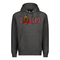 Charcoal Heather Suegro Our Lady Of Guadalupe Premium Hoodie - Jasminsmagicworld