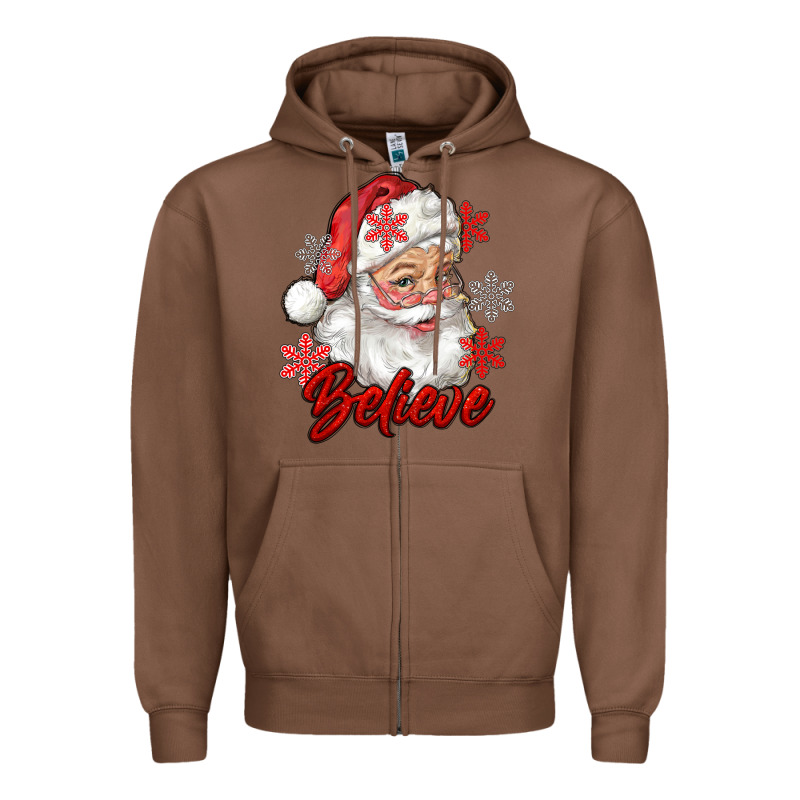 Santa Believe Zipper Hoodie by RanaPortraitStore | Teevron