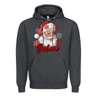 Smoke santa believe Zipper Hoodie - RanaPortraitStore