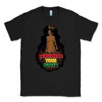 Black Remember your roots Classic Tee - FaDigitalArtStudio
