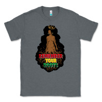 Charcoal Heather Remember your roots Classic Tee - FaDigitalArtStudio