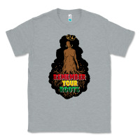 Heather Grey Remember your roots Classic Tee - FaDigitalArtStudio