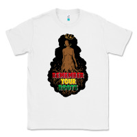 White Remember your roots Classic Tee - FaDigitalArtStudio