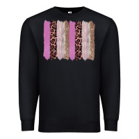 Black pink glitter leopard brushstroke background Premium Sweatshirt - RanaPortraitStore