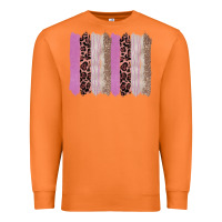 Carrot pink glitter leopard brushstroke background Premium Sweatshirt - RanaPortraitStore
