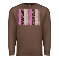Chestnut pink glitter leopard brushstroke background Premium Sweatshirt - RanaPortraitStore