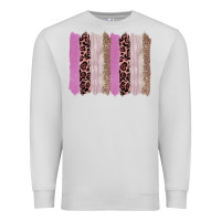 Dove Grey pink glitter leopard brushstroke background Premium Sweatshirt - RanaPortraitStore