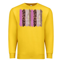 Lemon pink glitter leopard brushstroke background Premium Sweatshirt - RanaPortraitStore