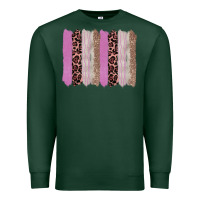Sports Green pink glitter leopard brushstroke background Premium Sweatshirt - RanaPortraitStore