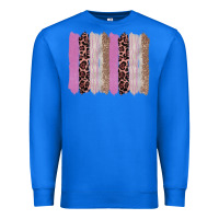 True Royal pink glitter leopard brushstroke background Premium Sweatshirt - RanaPortraitStore