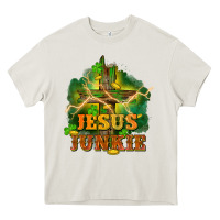 Cream Jesus junkie St. Patricks Day Heavy Core Tee - FaDigitalArtStudio