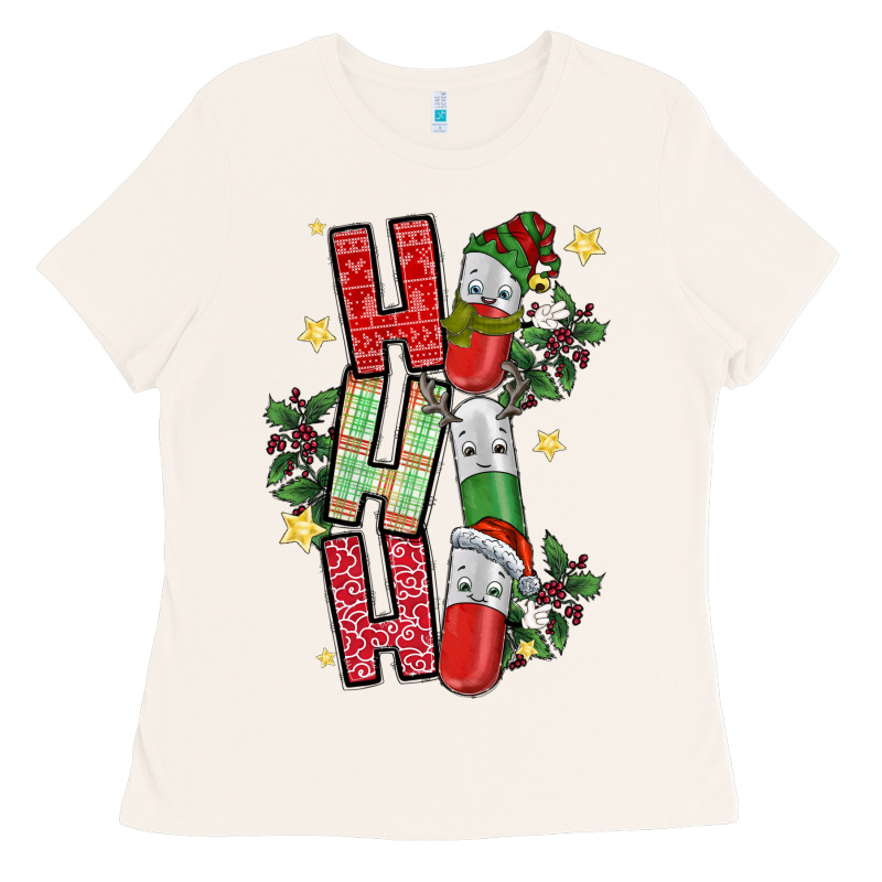 Ho Ho Ho Pharmacy Ladies Tee by CowhideDigitalArt | Teevron