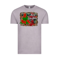 Vintage Zinc merry Christmas trees Vintage Tee - CowhideDigitalArt