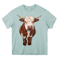 Arona hereford cow Heavy Core Tee - RanaPortraitStore