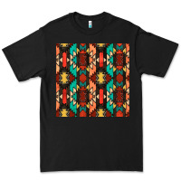 Black native american aztec seamless pattern Premium Tee - BundleAndBundleShop