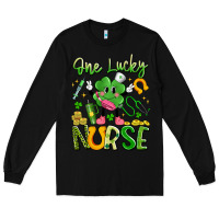 Black one lucky nurse Long Sleeve Tee - Artiststas