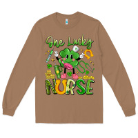 Toasted Coconut one lucky nurse Long Sleeve Tee - Artiststas
