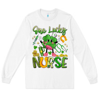 White one lucky nurse Long Sleeve Tee - Artiststas