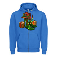 True Royal cowboy hat with boots christmas Zipper Hoodie - RanaPortraitStore