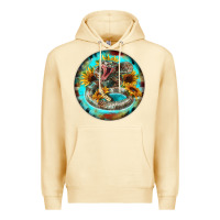 Pina Colada rattlesnake and sunflower Premium Hoodie - BarkalooDesign