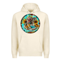 Tofu rattlesnake and sunflower Premium Hoodie - BarkalooDesign
