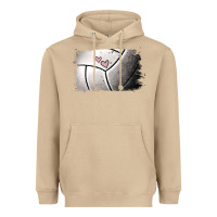 Mushroom Volleyball Brushstroke Heavyweight Hoodie - RanaPortraitStore