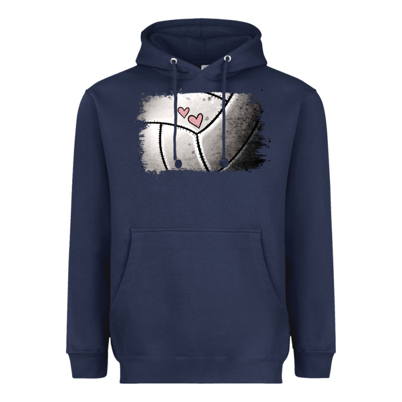 Volleyball Brushstroke Heavyweight Hoodie by RanaPortraitStore | Teevron