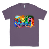Lavender Au-some dad Autism Classic Tee - FaDigitalArtStudio