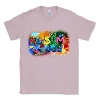 Lilac Au-some dad Autism Classic Tee - FaDigitalArtStudio