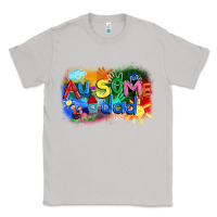 Moon Dust Au-some dad Autism Classic Tee - FaDigitalArtStudio
