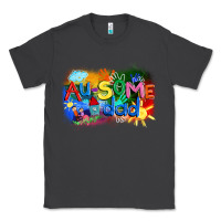 Smoke Au-some dad Autism Classic Tee - FaDigitalArtStudio