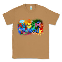 Toasted Coconut Au-some dad Autism Classic Tee - FaDigitalArtStudio