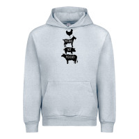 Heather Grey Friend Not Food Urban Hoodie - Bettercallsaul