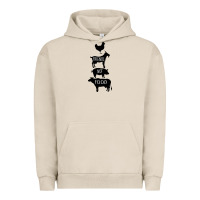 Pigment French Oak Friend Not Food Urban Hoodie - Bettercallsaul